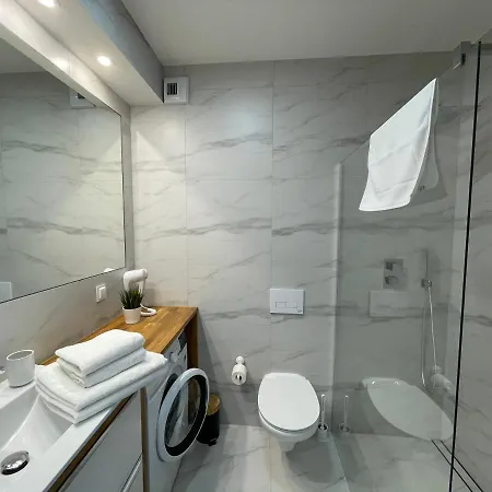 Baltic Style - Free Swimming Pool, Saunas & Fitness - Kasprowicza 20 Apartment *