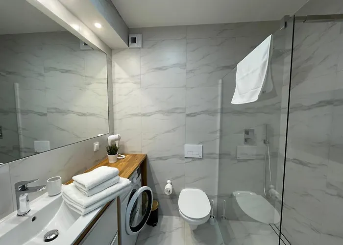 Baltic Style - Free Swimming Pool, Saunas & Fitness - Kasprowicza 20 Apartament *