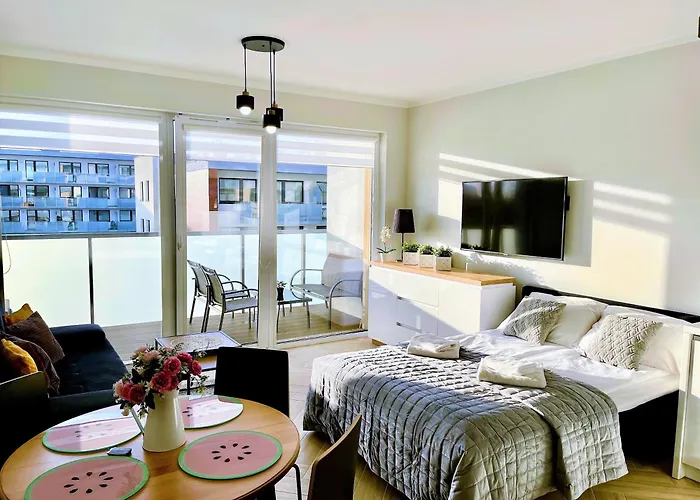 Apartament Baltic Style - Free Swimming Pool, Saunas & Fitness - Kasprowicza 20 *